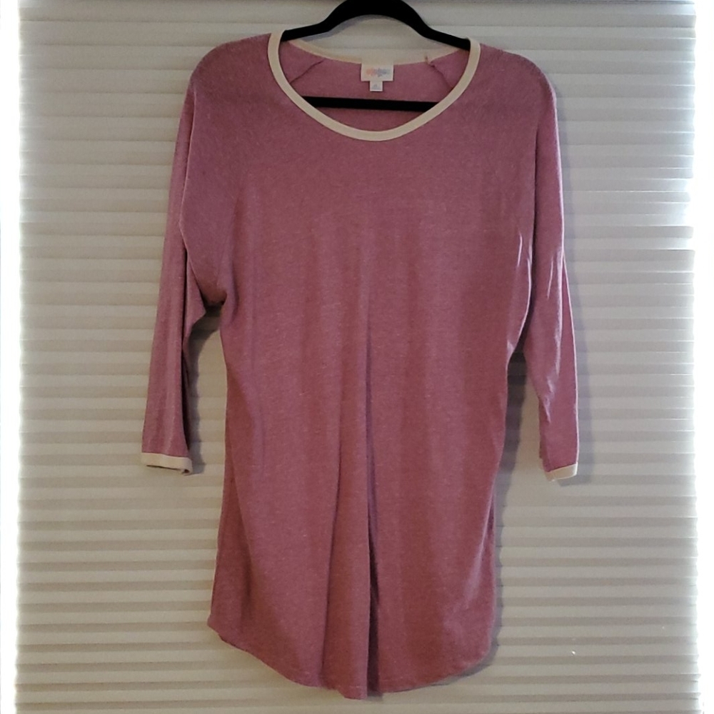 Lularoe XL Lynnae heathered rose